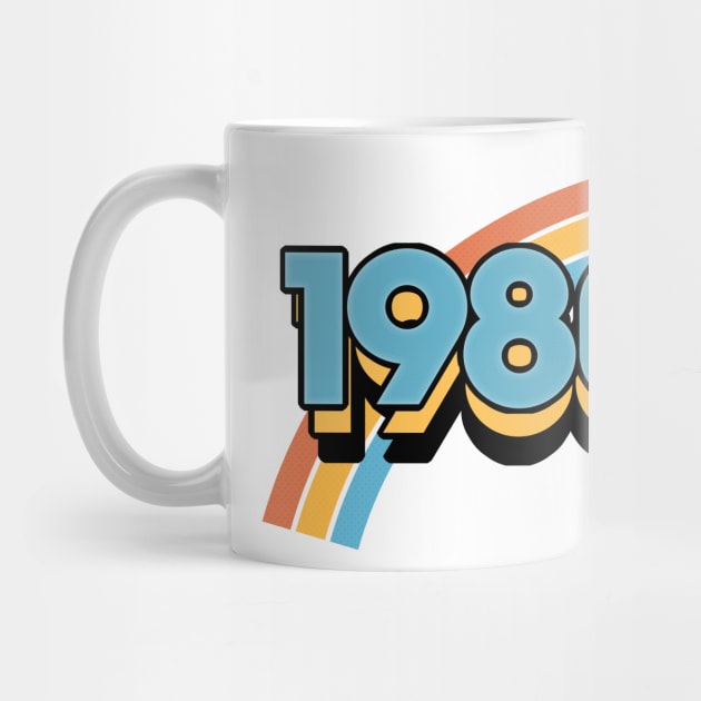 1980 //// Retro Birthday Design by DankFutura